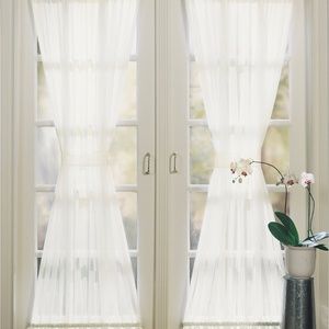 Voile One Door Panel With Tieback